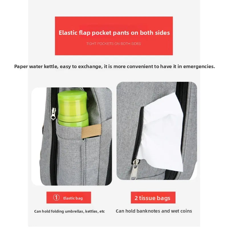 The 2025 New Folding Backpack Bed Is A Portable Baby Bed for Travel and Outings, As Well As A Pressure-resistant Backpack Bed