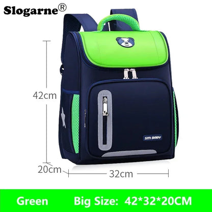 Students Simple Primary School Bags Boys 1-6 Grade Spine Protection Burden Reduction Schoolbag Girls Backpack Unisex Mochila Bag