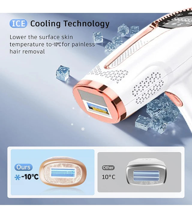 4-in-1 Laser Epilator Laser Hot Sell Permanent IPL Photoepilator Hair Removal Painless Electric Epilator Machine