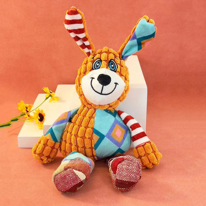 New Pet Toy Dog Interactive Plush Toys Bite Grinding Teeth Clean Teeth Bite Resistant Vocal Animals Pet Plush Toy Supplies