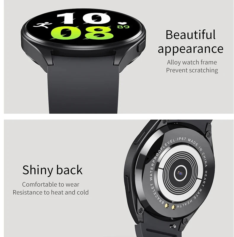KESHUYOU New Smart Watch 6 Bluetooth Call Sports Health Monitoring Men Women Smart Watch Gift For Android IOS