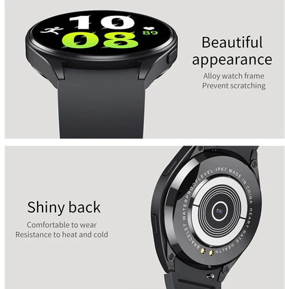 KESHUYOU New Smart Watch 6 Bluetooth Call Sports Health Monitoring Men Women Smart Watch Gift For Android IOS