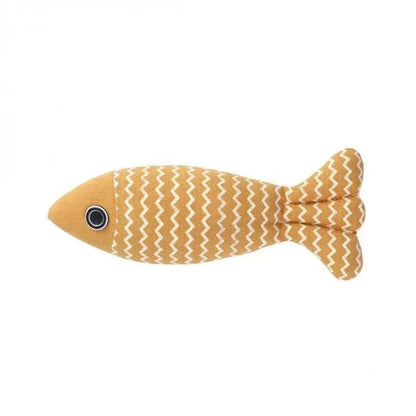 Cat Toys Interactive Grinding Teeth Chewing Toy with Catnip Fish Shape Pet Pillows Kittens Cats Toy Cat Supplies