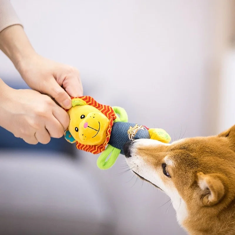 GiGwi Dog Toy Honour Series Plush Call Doll Voice Relieves Boredom Small and Medium sized Dog Puppy Pet Dog toy Sound toy gift