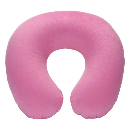 U-shaped Neck Pillow Inflatable Fatigue Relief Travel Pillow Flight Headrest Sleep U-shaped Cushion for Plane