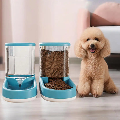 Self-refilling Pet Water Dispenser Pet Water Fountain Automatic Pet Water Food Dispenser with for Cats for Small for Kitten