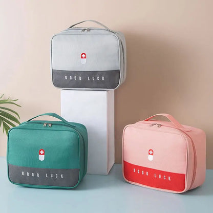 Outdoors Large-Capacity Travel Portable Medicine Case Emergency Survival Box Medicine Container Cosmetic Organizer