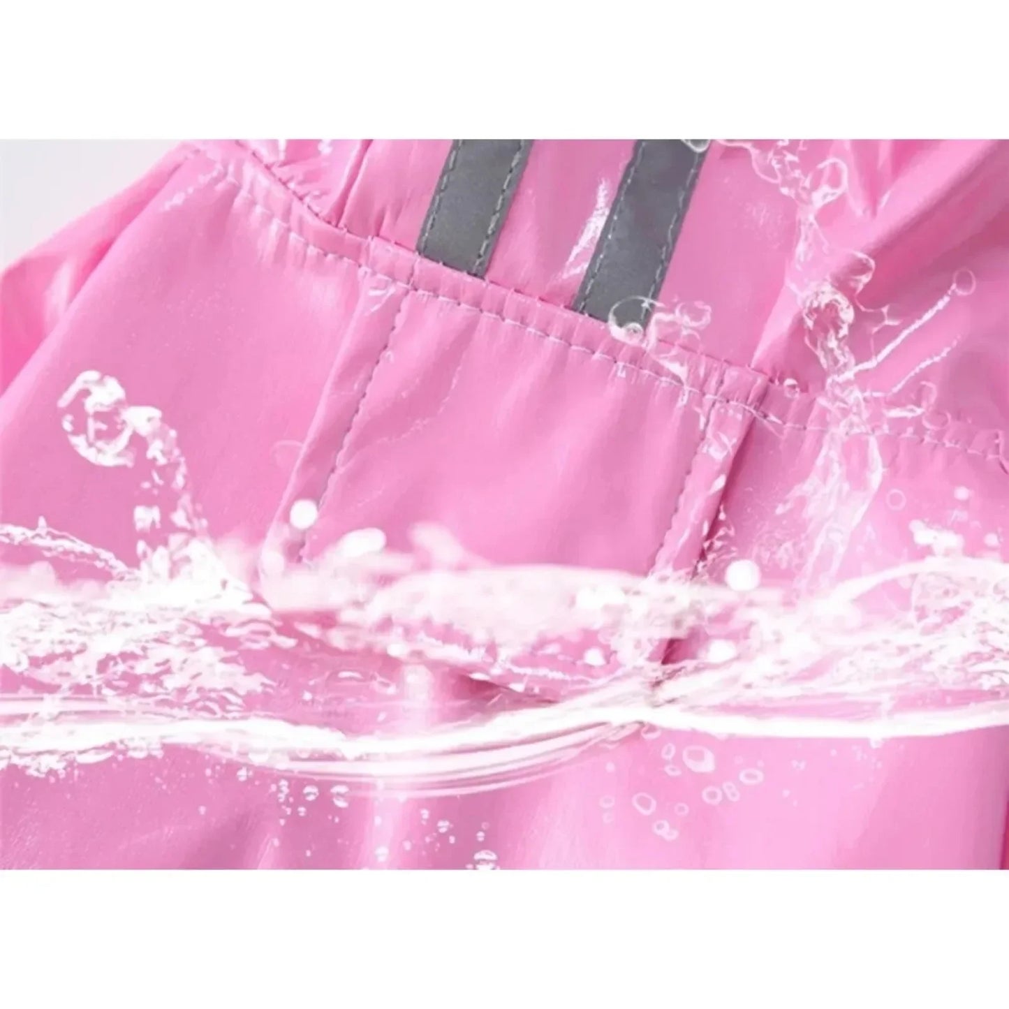 Waterproof Puppy Dog Raincoats with Hood for Small Dogs Pet Raincoat with Reflective and Leash Hole Winter Outdoor Dog Outfits