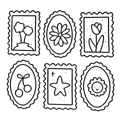 PATTERN TO CHILL Bold-easy Coloring Book for Adults Cute Drawing Book Perfect Gift for Party and Birthday