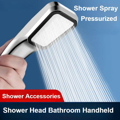 Upgraded High Pressure 300 Holes Rainfall Shower Head Water Saving Spray Nozzle Bathroom Shower Accessories for Home