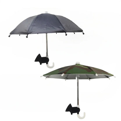 Small and Mini Umbrella Multi-color Mobile Phone Sunshade Umbrella with Suction Cup Phone Stands Outdoor Cover Sun Shield Mount