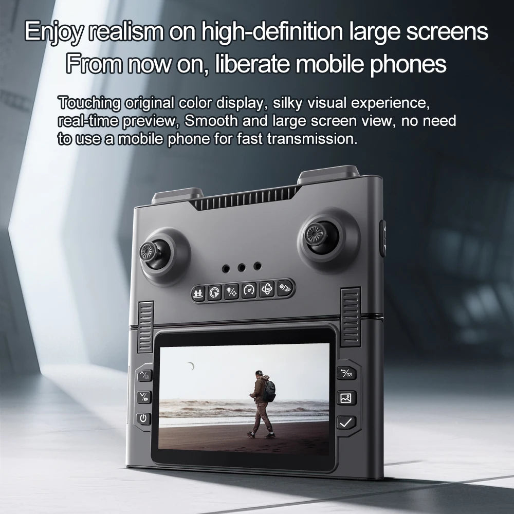 2025 New Drone, Large Screen Remote Control, Hd Camera, Brushless Motor, Full of Power, Brilliant Lights, the Best Gift!
