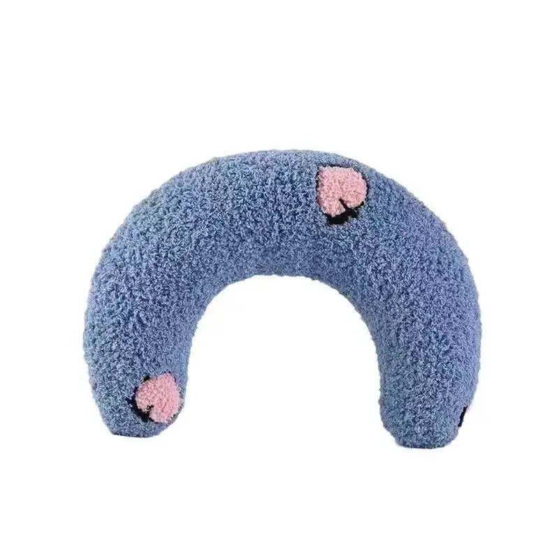 Pet pillow dog cat sleeping moon pillow small dog plush pillow sleeping pad pet supplies