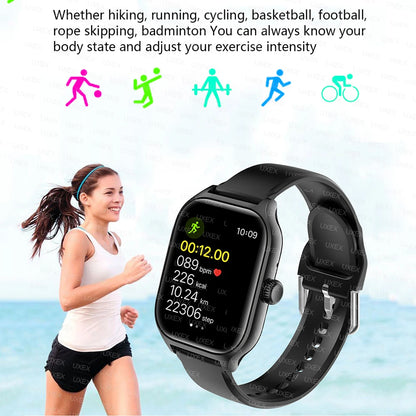 New Luxury Smartwatches Men Full Screen Bluetooth Call Valentine Gift Alarm Clock Custom Photo Health Tracking Watch Women 2025