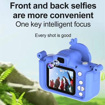 Kids Toys Camera HD 2.0 Inch Screen Cartoon Parrot Case 32GB Card Video Photo Child Birthday Festival Gifts Digital Camera Toys