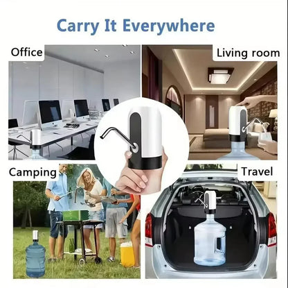 portable water dispenser, automatic electric pump suitable for home, office and outdoor use,Suitable for home use