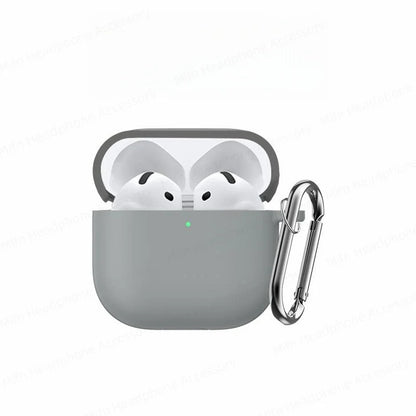 Cover for AirPods 4 Case 2024 3D Silicone Wireless Bluetooth Headphone Soft Protective Case for AirPods 4th Gen with Cleaner Kit