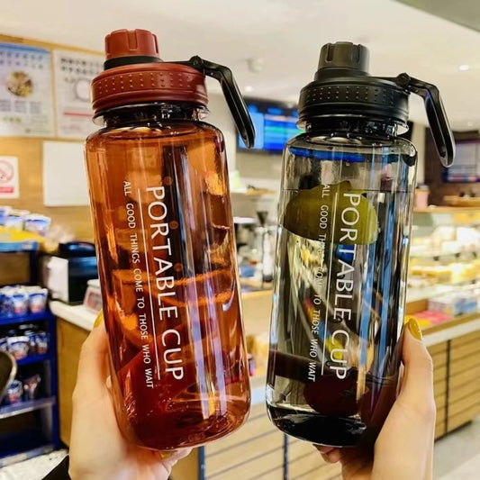 1PC 1000ML Creative Space Cup Large Capacity Sports Water Bottle for Fitness Enthusiasts Easy Carry Hydration Shaker Bottle