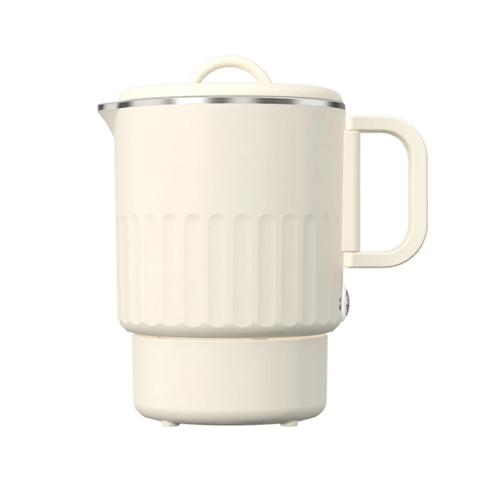 Electric Foldable Kettle 1000ML 600W Stainless Steel Water Kettle For Travel Camping Electric Coffee Tea Boiler Egg Kettle