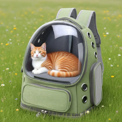 Transparent Pet Carrier Backpack Outdoor Travel Essential for Cats Small Dogs Breathable Design Comfortable Premium Pet Supplies