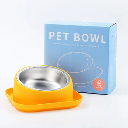Pet bowl cat bowl oblique mouth bowl dog food bowl anti-knock dog bowl wholesale dog bowl drinking water integrated pet feeder