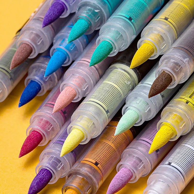 One direct liquid acrylic marker paint brush pen painting stone ceramic glass wood canvas making drawing graffiti coloring pen