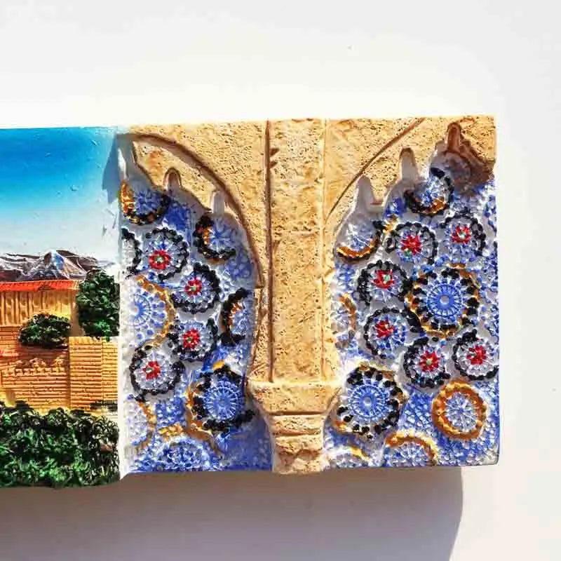 Europe Spain 3D Refrigerator Magnet Tourist Souvenirs Stickers,Home & Kitchen Decoration Fridge Magnet Message Sticker
