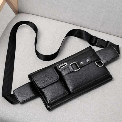 WEIXIER Brand Unisex Single-Shoulder Multi-Function Sports Running Large-Capacity Waist Men's Chest Bag Casual Messenger Wallet