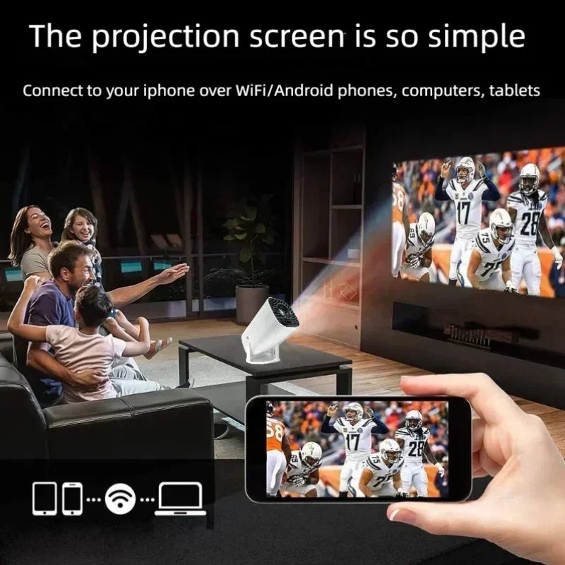 P30 Projector | Android 11 OS | 4K HDR | 1080P Resolution | 2.4G/5G WiFi | BT 5.0 | Outdoor Movie Night