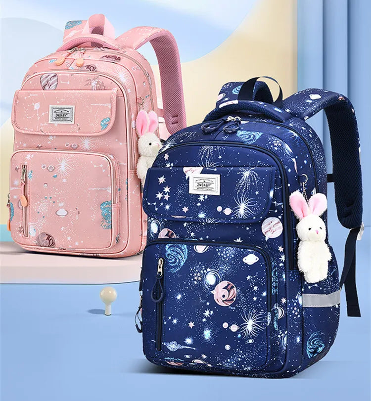 Kawaii School Backpack for Girls Elementary School bag for students Children Gift Pink Purple Bookbag primary girls schoolbag