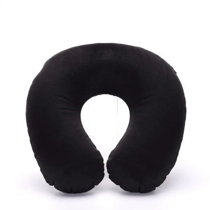 U-shaped Neck Pillow Inflatable Fatigue Relief Travel Pillow Flight Headrest Sleep U-shaped Cushion for Plane