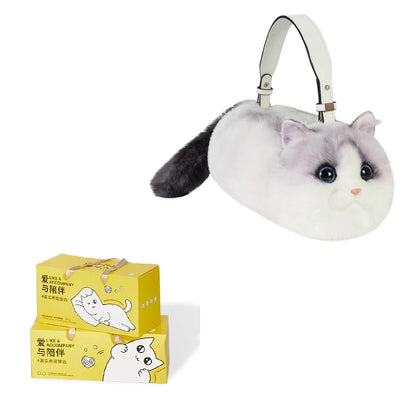 Shopping Coin Purse New Cute Popular Cat Small Bag Smooth Hand Feeling Not Easy To Lose Hair Net Red Chain Crossbody Bag