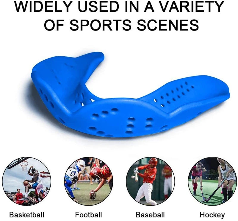 1~5Pcs Sport Mouth Guard Teeth Protector Adults Mouthguard Tooth Brace for Basketball Rugby Boxing Karate Tooth Protection