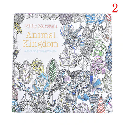 Coloring Book For Children Adult Relieve Stress Kill Time Painting Art Book Anti-Stress Magic Forest Fantasy Dream Wonderland