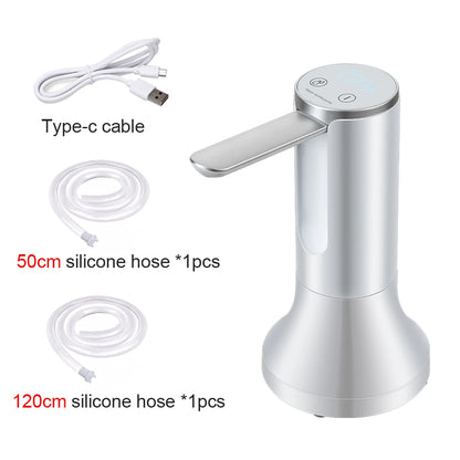 Electric Water Gallon Pump Automatic Water Pump 19 Liters Foldable Desktop Water Bottle Pump USB Rechargeable Water Dispenser