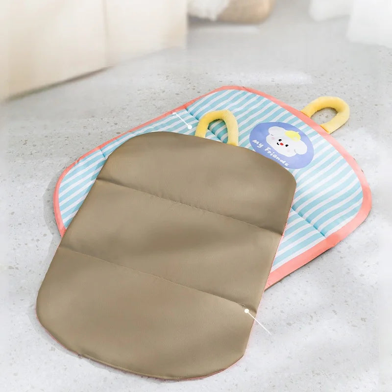 Upgraded 2025 Dog & Cat  Pet Sleep Pad bed - Waterproof Anti-Slip Foldable  Multi-Function Outdoor/Indoor