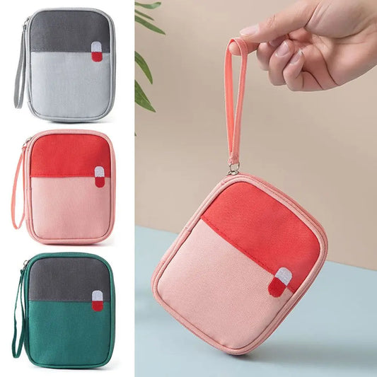 Outdoors Large-Capacity Travel Portable Medicine Case Emergency Survival Box Medicine Container Cosmetic Organizer