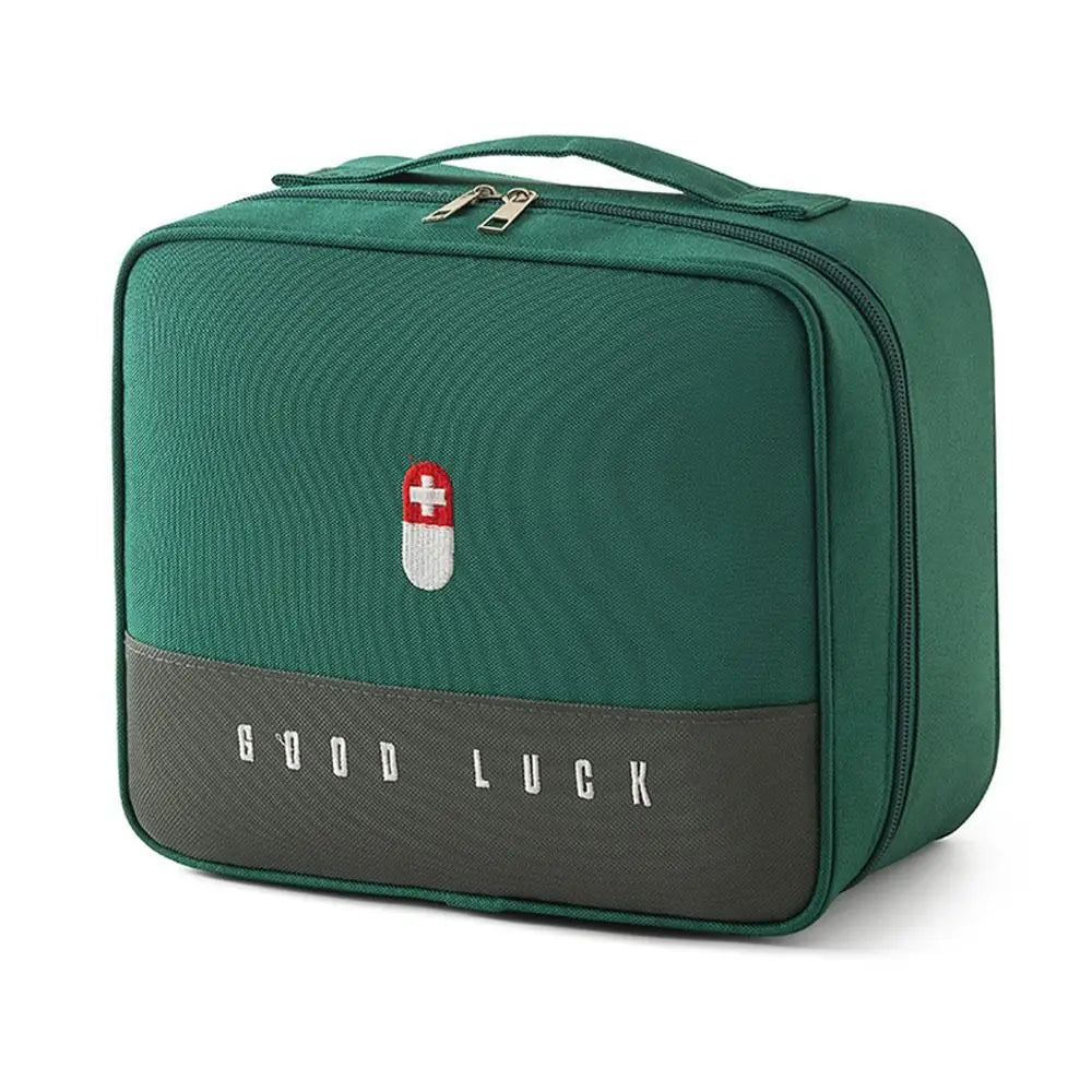 Outdoors Large-Capacity Travel Portable Medicine Case Emergency Survival Box Medicine Container Cosmetic Organizer