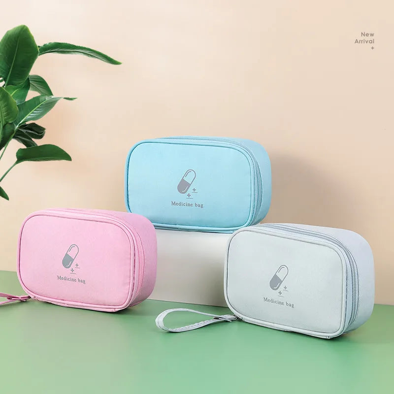 Portable Medical Bag, Travel Bag, Large Capacity Medicine Storage Box, Household Emergency Medicine Reserve, First Aid Kit