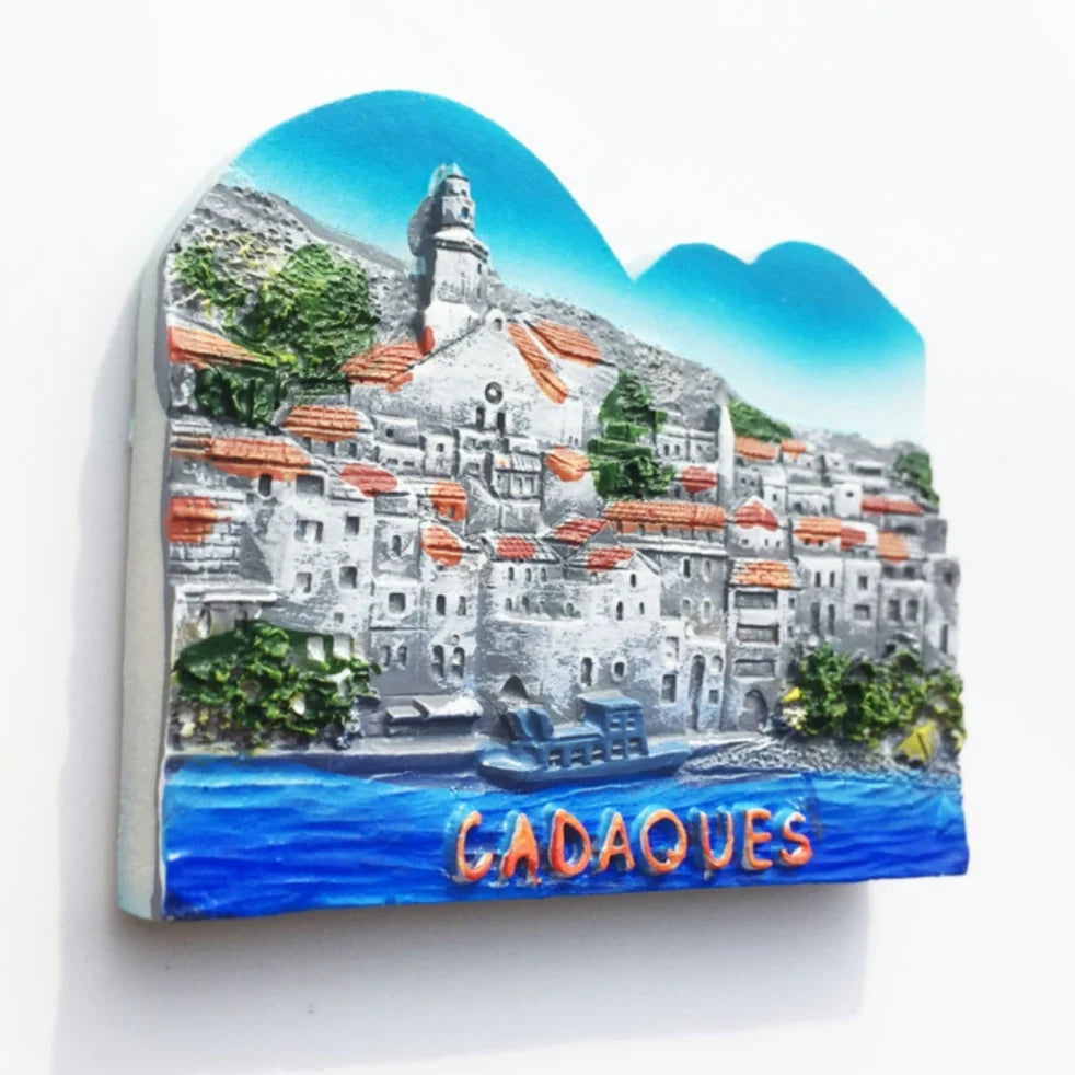 Europe Spain 3D Refrigerator Magnet Tourist Souvenirs Stickers,Home & Kitchen Decoration Fridge Magnet Message Sticker
