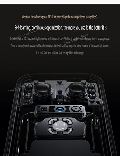 2025 Xiaomi Automatic Smart Door Lock G500 3D Face Recognition with Cat Eye Fingerprint Bluetooth Password Unlock Mi Home APP