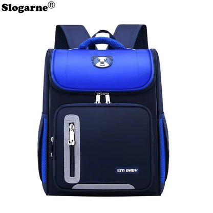Students Simple Primary School Bags Boys 1-6 Grade Spine Protection Burden Reduction Schoolbag Girls Backpack Unisex Mochila Bag