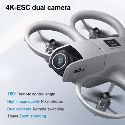 Drones GT3 MINI GPS 8K Professional HD 180° Dual Cameras WIFI Brushless Motors Obstacle Avoidance FPV Foldable Quadcopter Toys