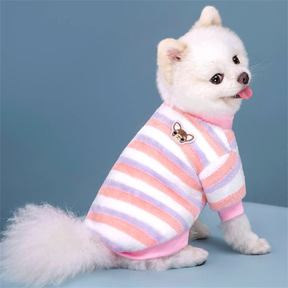 Winter Soft Dogs Coat, Warm Fleece Puppy Clothes For Small Dogs Pullover Sweater Sweatshirt Pet Costumes Christmas Gift