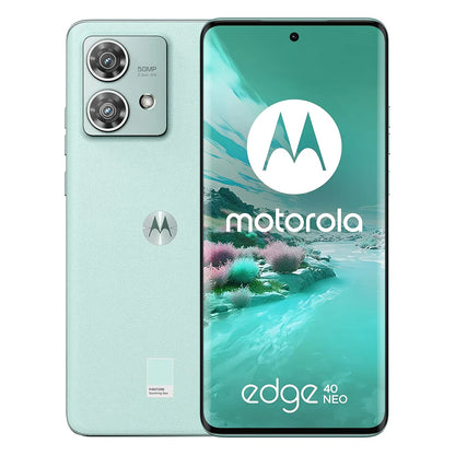Motorola Moto Edge 40 Neo 5G Mobile Phone 6.55" P-OLED 144Hz 128GB ROM 8GB RAM Dimensity 7030 Octa-Core Android Cell Phone