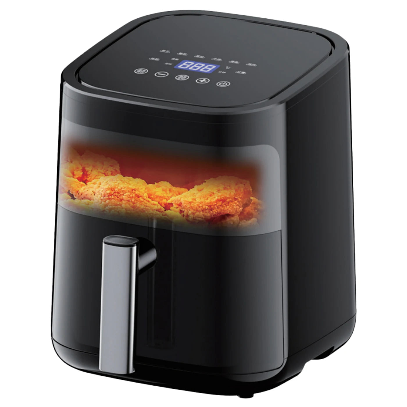 Electric Fryer 4.5L Home Use Family Size Hot Deep Air Fryer Plastic Electric Without Oil for Households Kitchen Oven Electric