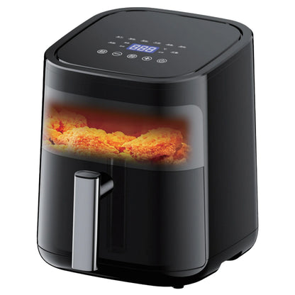 Electric Fryer 4.5L Home Use Family Size Hot Deep Air Fryer Plastic Electric Without Oil for Households Kitchen Oven Electric
