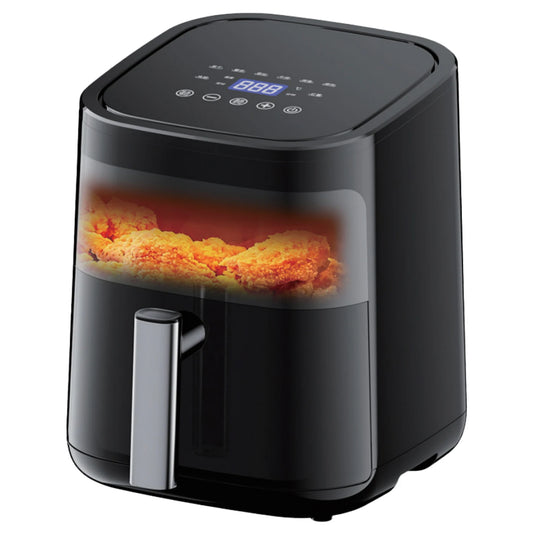 Electric Fryer 4.5L Home Use Family Size Hot Deep Air Fryer Plastic Electric Without Oil for Households Kitchen Oven Electric