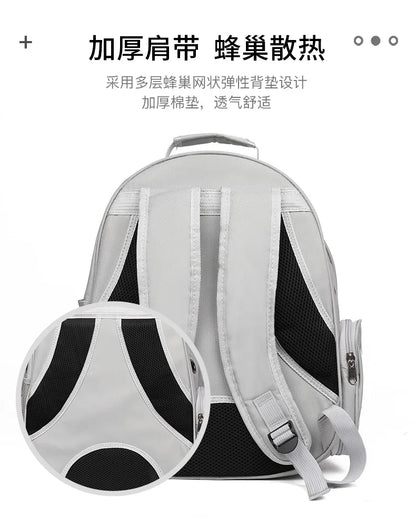 2025 New Space Capsule Transparent Cat Bag Breathable Shoulder Pet Bag Portable Cat Bag Pet Supplies Pet Backpack