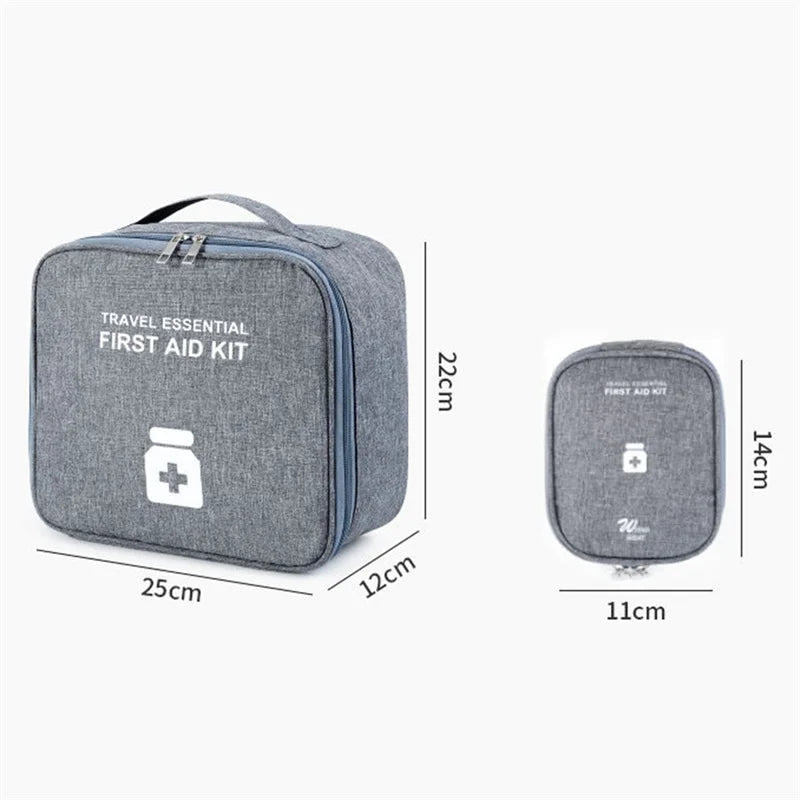 Family First Aid Kit Portable Outdoor Travel Storage Bag Household Large Capacity Layered Medicine Storage Bag